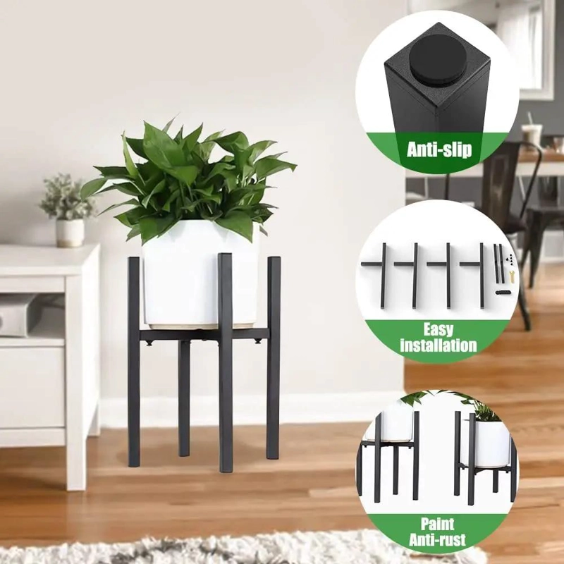 ORGANIZADOR PEDESTAL PARA MACETAS DESMONTABLE DE METAL - 3