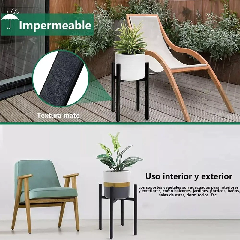 ORGANIZADOR PEDESTAL PARA MACETAS DESMONTABLE DE METAL - 8