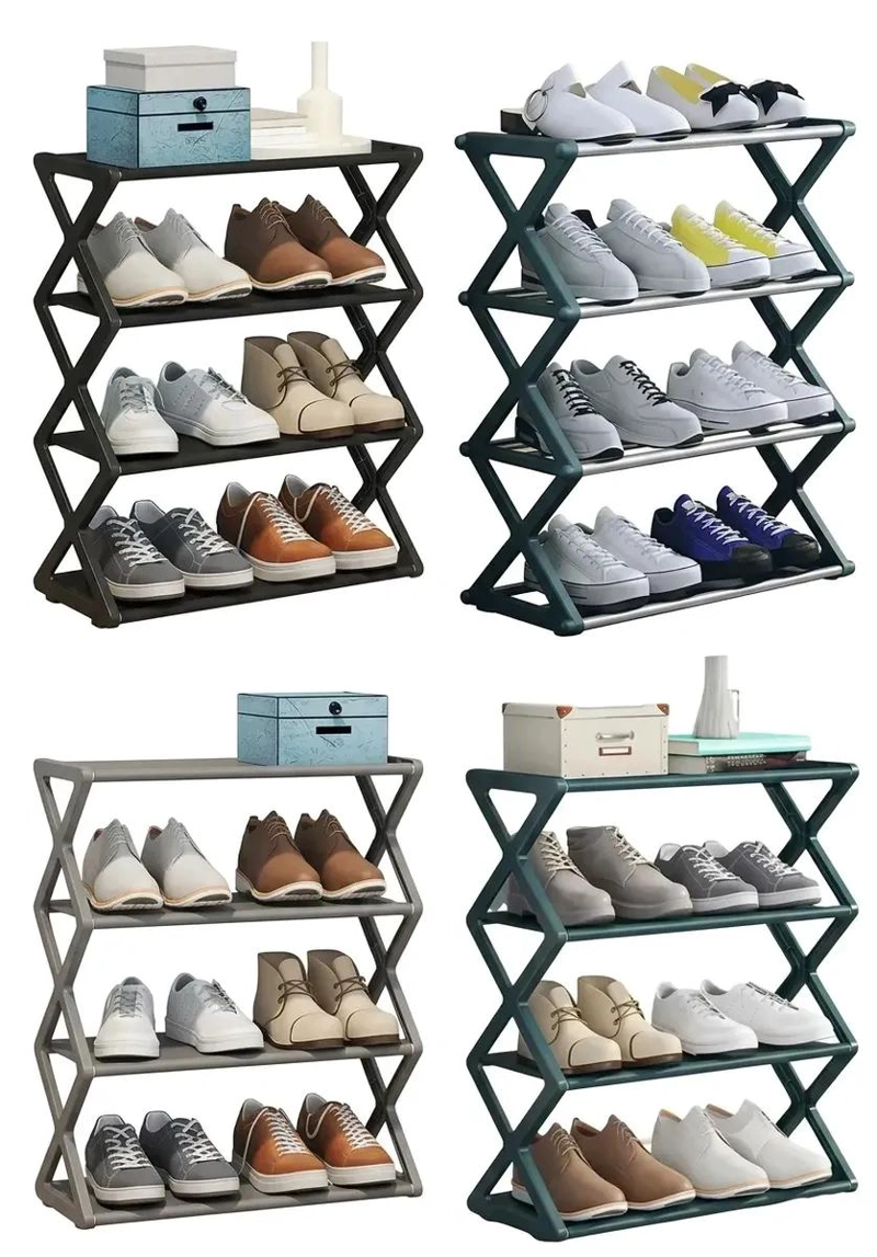 ZAPATERO ORGANIZADOR ARMABLE DE 4 NIVELES PARA CALZADO - 4