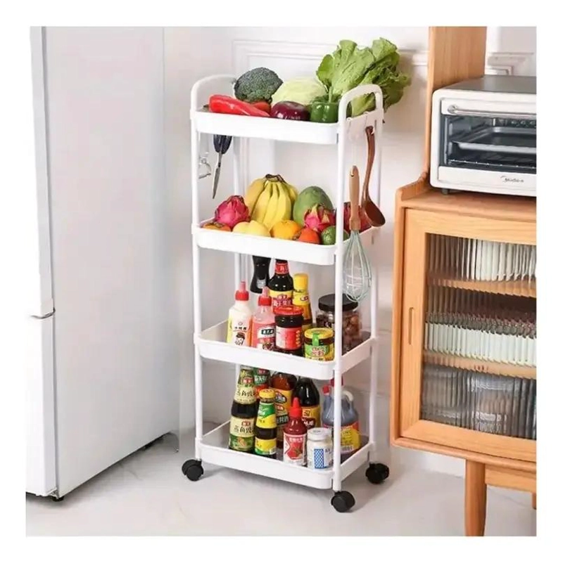 CARRITO ORGANIZADOR DE VERDURAS Y FRUTAS CON 4 NIVELES - 3