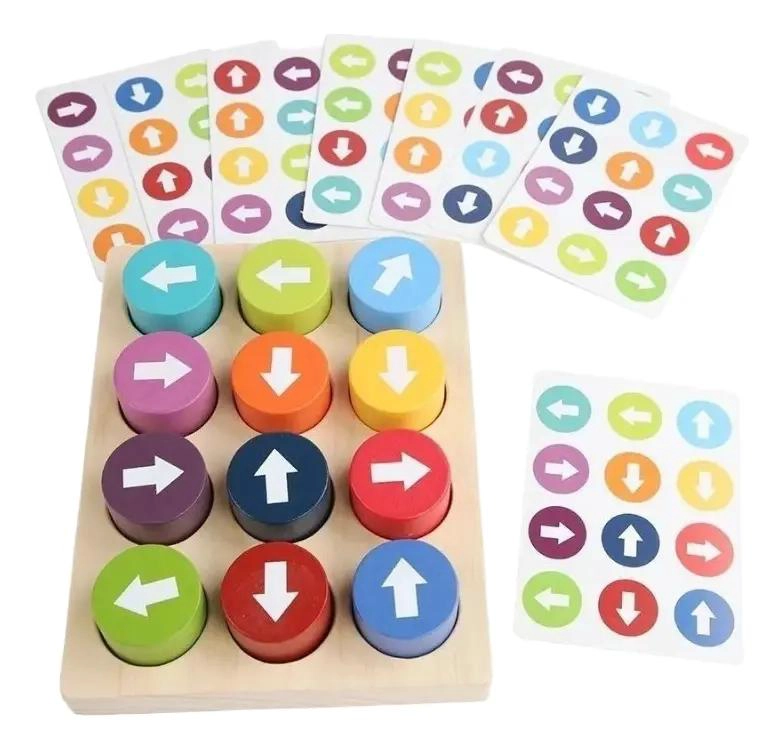 JUEGO DE COMBINACION DE FLECHAS PARA DESARROLLAR COGNICION INFANTIL - 1