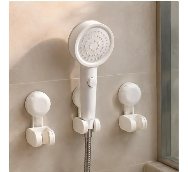 SOPORTE ADHESIVO AJUSTABLE PARA DUCHA DE MANO UNIVERSAL - 1