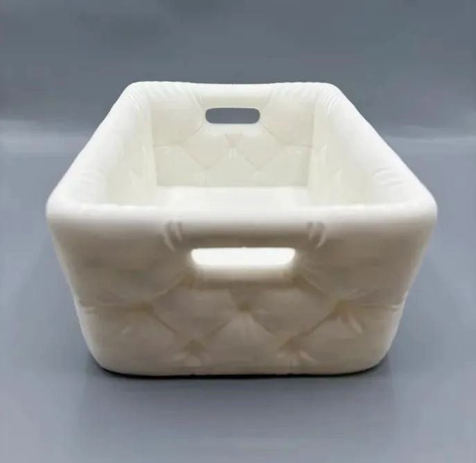 CESTA ORGANIZADORA ACOLCHADA MODERNA PARA BAÑO CON ESTILO ELEGANTE - 1
