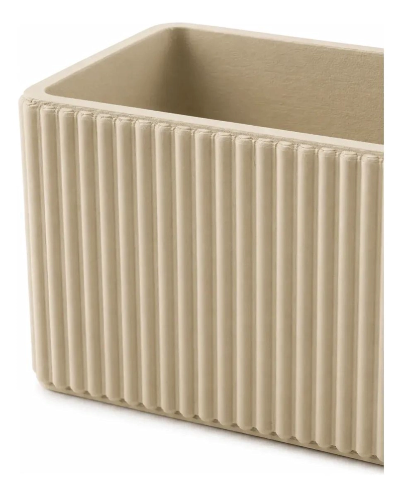 ORGANIZADOR RECTANGULAR ACANALADO PARA BAÑO Y OFICINA - 2