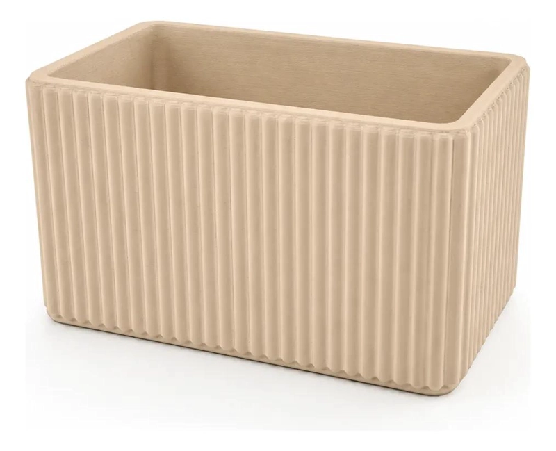 ORGANIZADOR RECTANGULAR ACANALADO PARA BAÑO Y OFICINA - 3