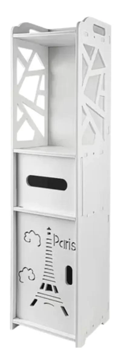 MUEBLE ORGANIZADOR DE BAÑO ANGOSTO CON DISEÑO ELEGANTE - 2