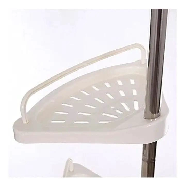 ORGANIZADOR ESQUINERO DE DUCHA 4 NIVELES EN COLOR BLANCO - 3