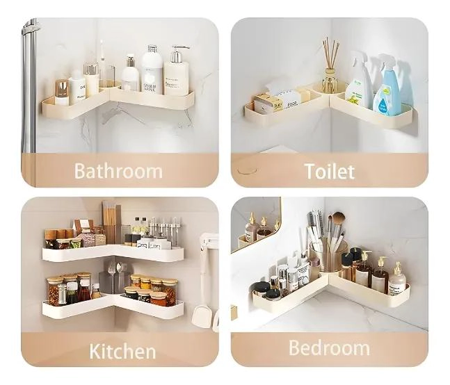 ORGANIZADOR DE DUCHA SIN PERFORACION PARA BAÑO - 4