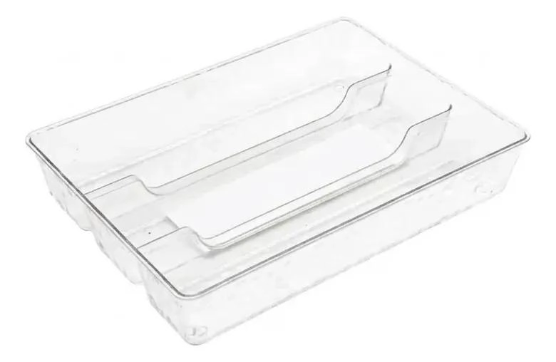 ORGANIZADOR ACRILICO MULTIUSO PARA MAQUILLAJE Y COCINA 25CM - 1