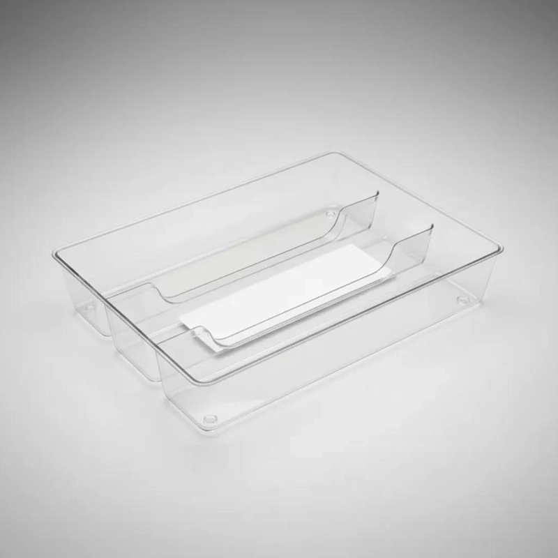 ORGANIZADOR ACRILICO MULTIUSO PARA MAQUILLAJE Y COCINA 25CM - 5