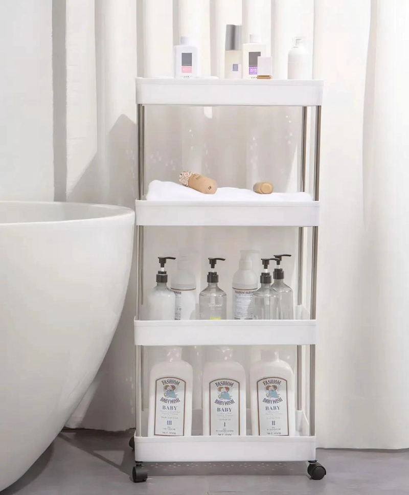 CARRITO ORGANIZADOR DELGADO DE 4 NIVELES PARA BAÑO Y COCINA - 7