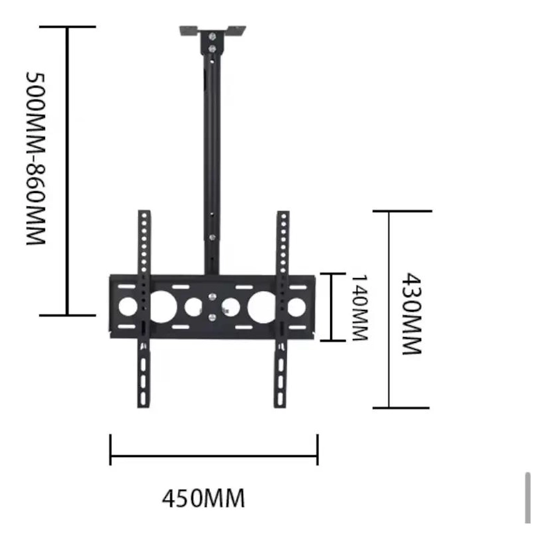 SOPORTE DE TECHO UNIVERSAL PARA TELEVISORES DE 26 A 65 PULGADAS - 3