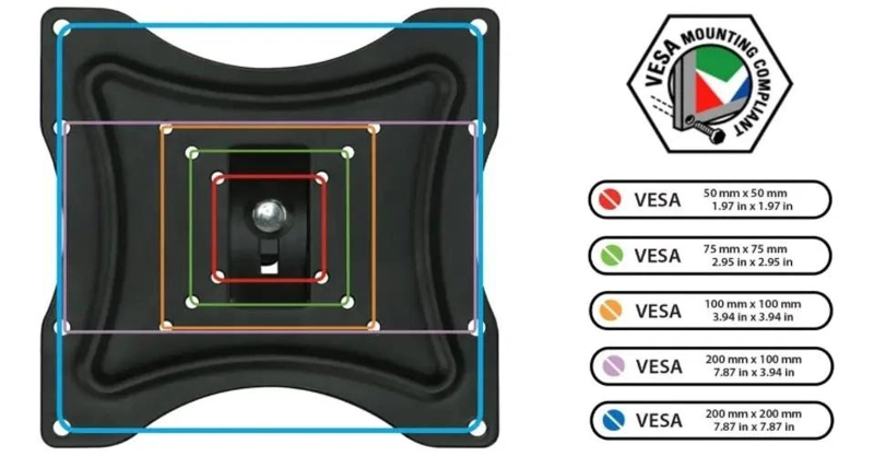 SOPORTE PARA TV DE 14 A 42 PULGADAS CON BRAZO ARTICULADO - 6