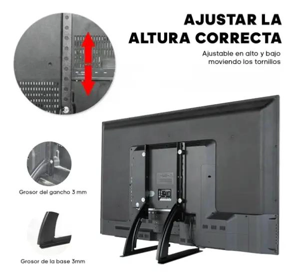 PATAS PARA TV SOPORTES PARA PANTALLAS DE HASTA 75 PULGADAS - 5