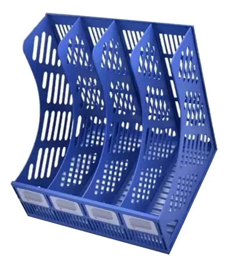 ESTANTE ORGANIZADOR DE DOCUMENTOS CON 4 COMPARTIMIENTOS - 2