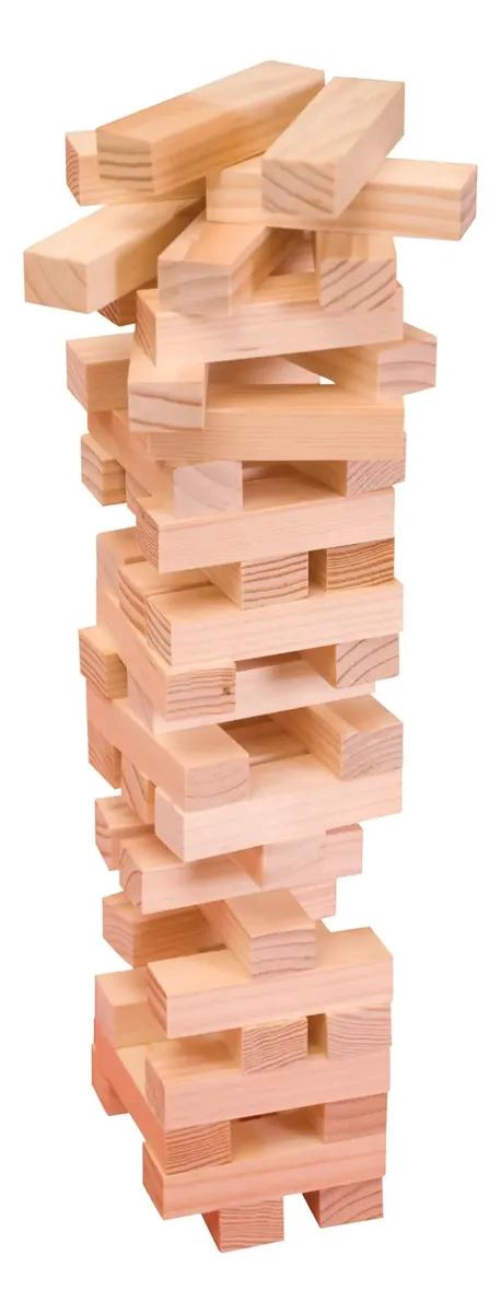JUEGO DE MESA TORRE DE EQUILIBRIO DIDACTICO EN MADERA PARA NIÑOS - 10