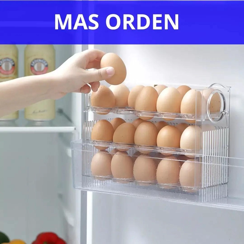 ORGANIZADOR DE HUEVOS PARA 30 UNIDADES CON VENTILACION - 3