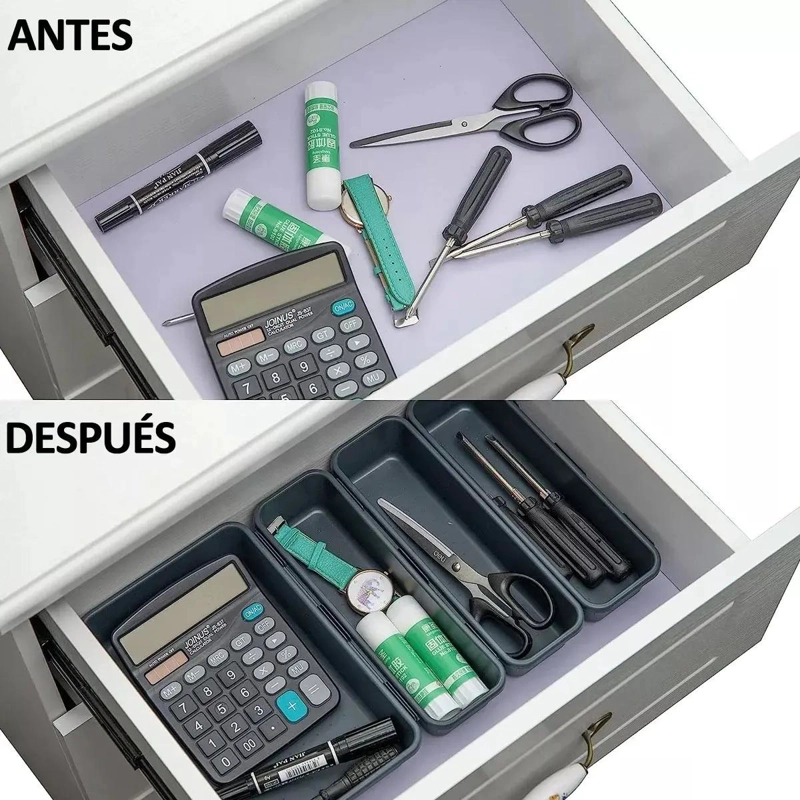 ORGANIZADOR DE CAJON MULTIUSO PARA OFICINA Y HOGAR - 6
