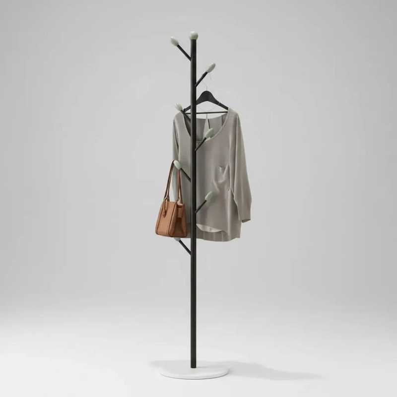 COLGADOR METALICO PARA ROPA CON CUATRO NIVELES - 5