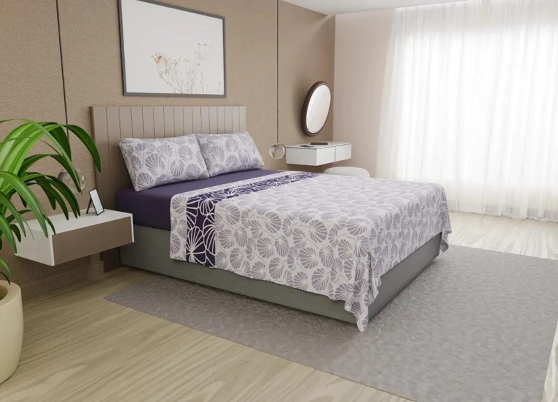 SABANAS DE POLAR ESTAMPADAS PARA CAMA DE 1,5 PLAZAS - 1