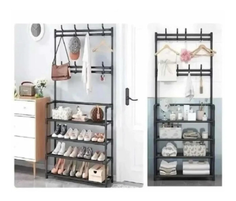 ORGANIZADOR COLGADOR DE ZAPATOS Y PERCHERO MULTIFUNCIONAL - 2