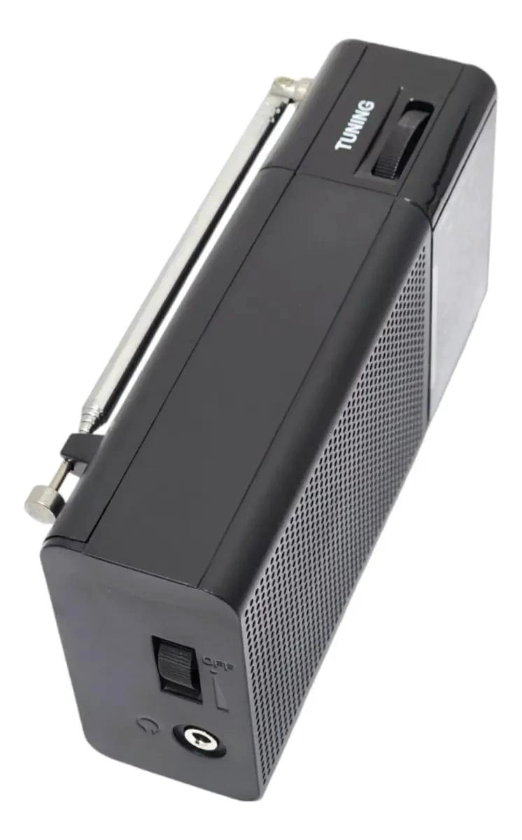 RADIO PORTATIL AM FM SW COMPACTA CON ENTRADA PARA AUDIFONOS - 1