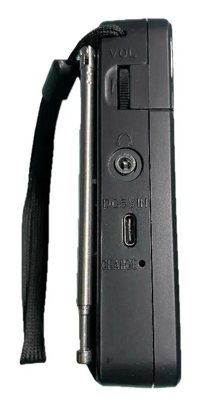 MINI RADIO PORTATIL RECARGABLE AM/FM COMPACTA Y LIGERA - 2