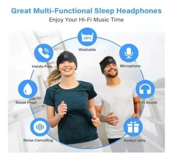 AURICULARES BLUETOOTH DIADEMA PARA DORMIR Y HACER DEPORTE - 2