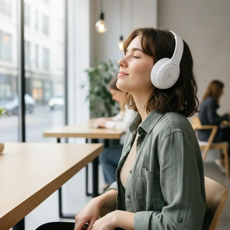 AUDIFONOS INALAMBRICOS BLUETOOTH CON 30 HORAS DE AUTONOMIA - 4