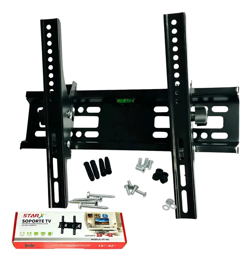 SOPORTE INCLINABLE PARA TV DE 15 A 42 PULGADAS EN COLOR NEGRO - 2