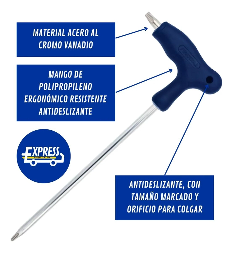 SET DE DESTORNILLADORES ERGONOMICOS TORX - 2