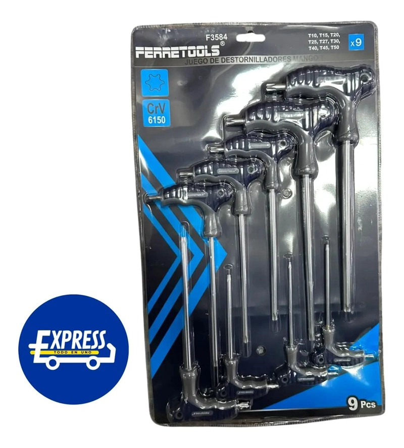 SET DE DESTORNILLADORES ERGONOMICOS TORX - 6