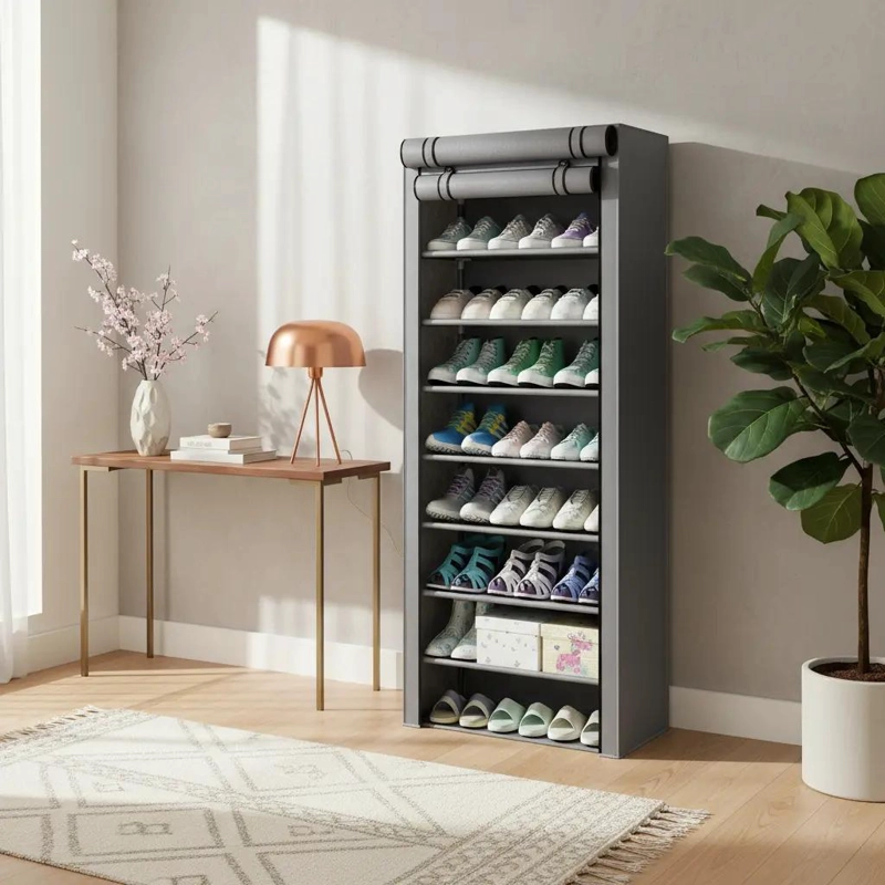 ORGANIZADOR DE ZAPATOS PARA 27 PARES CON 10 NIVELES - 1