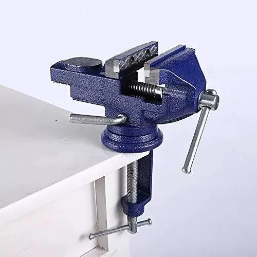 MORSA DE TORNILLO PARA JOYERIA CON BASE GIRATORIA DE 60 MM - 4