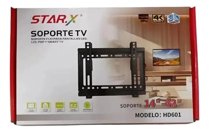 SOPORTE FIJO PARA TELEVISORES DE 14 A 42 PULGADAS - 4