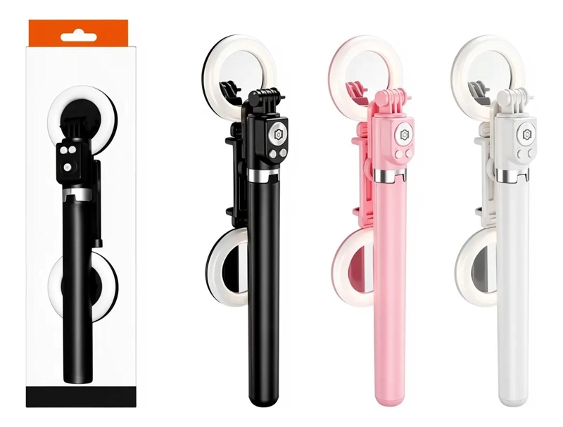 PALO SELFIE TRIPODE 170CM CON LUZ LED PARA CELULAR - 1