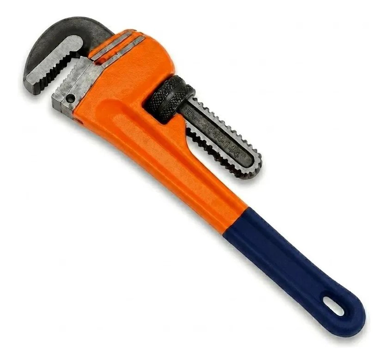 LLAVE AJUSTABLE DE ACERO CON MANGO ANTIDESLIZANTE - 1