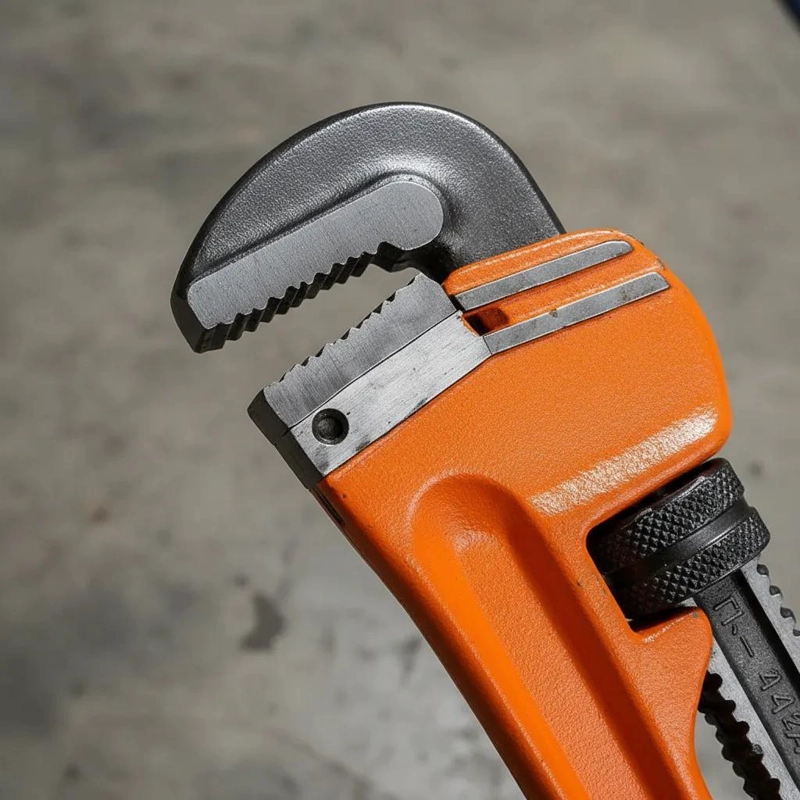 LLAVE AJUSTABLE DE ACERO CON MANGO ANTIDESLIZANTE - 2