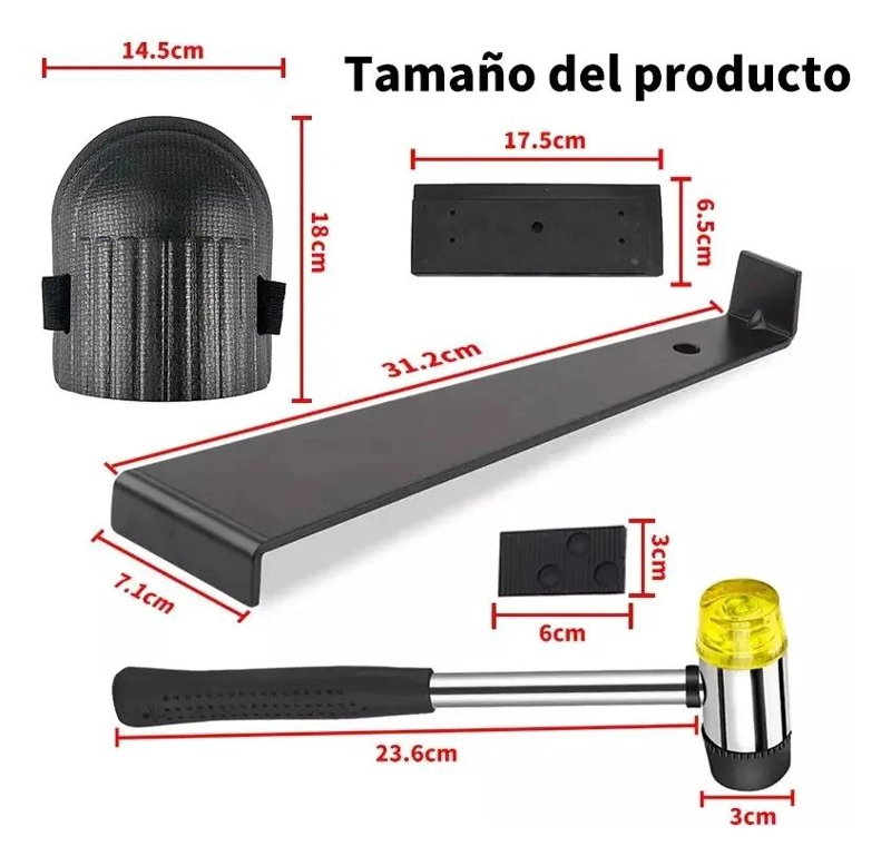 KIT DE INSTALACION PARA PISO FLOTANTE 46 PIEZAS - 2