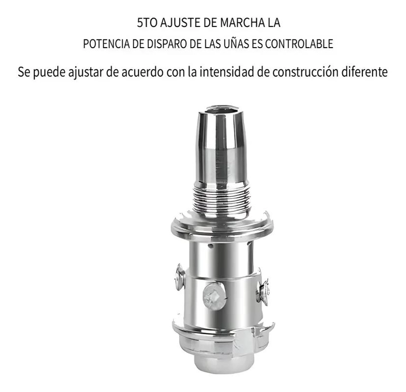 KIT PISTOLA FIJACION PARED PORTATIL CON 50 CLAVOS - 4