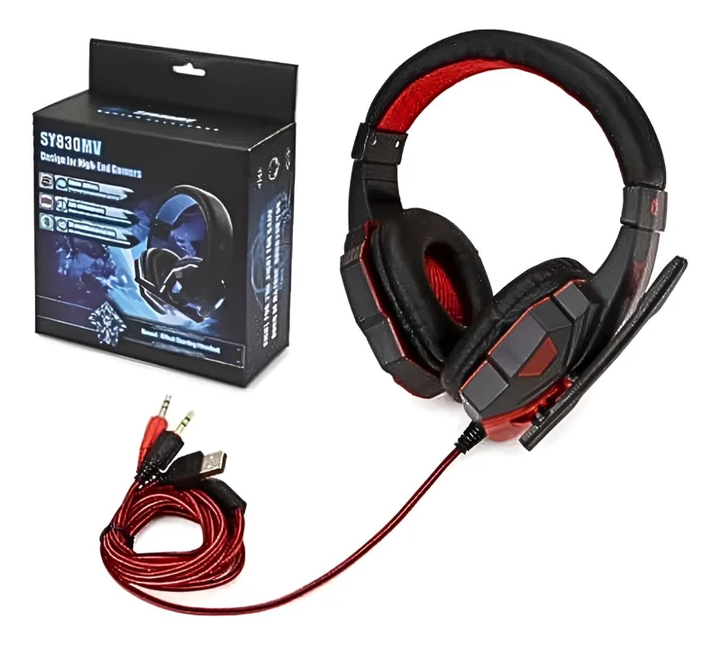 AUDIFONOS GAMER SOYTO SY830 CON SONIDO DETALLADO Y RGB - 1