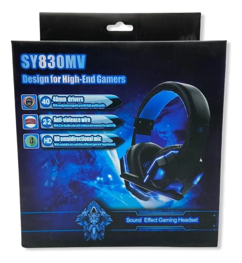 AUDIFONOS GAMER SOYTO SY830 CON SONIDO DETALLADO Y RGB - 6