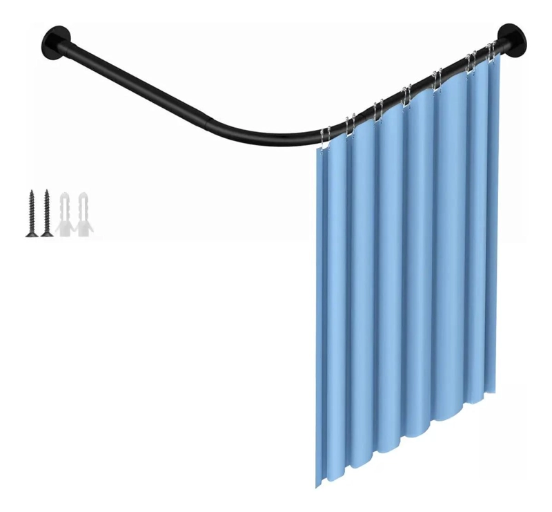 BARRA EXTENSIBLE PARA CORTINA DE DUCHA EN U 60-95 CM - 1