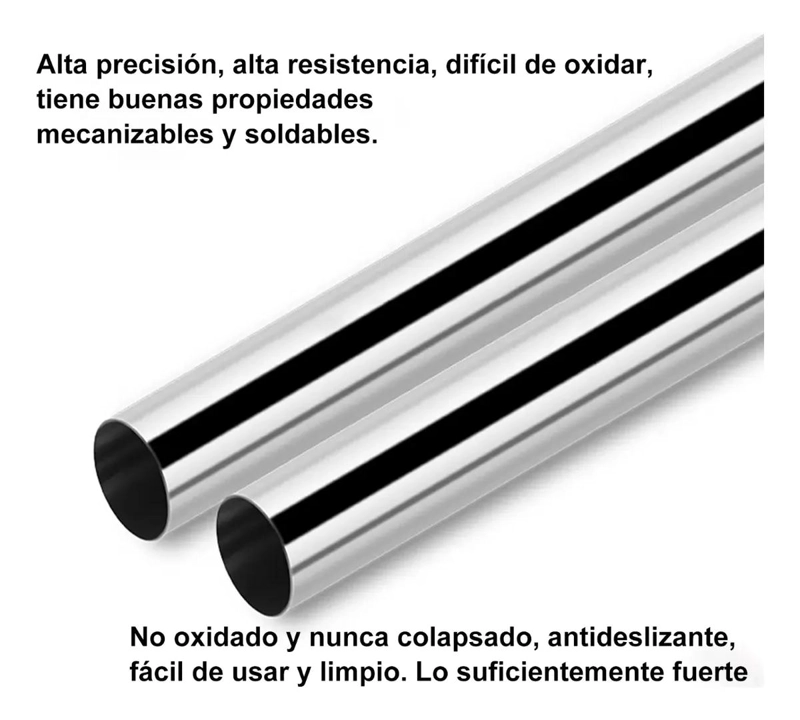 BARRA EXTENSIBLE PARA CORTINA DE DUCHA EN U 60-95 CM - 4