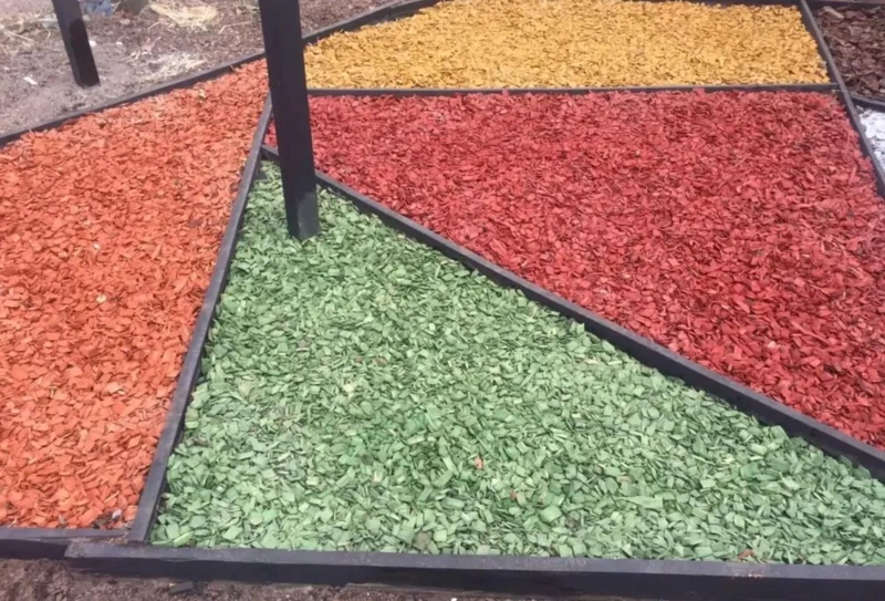 MULCH AMARILLO DECORATIVO PARA JARDIN 50 LITROS - 2