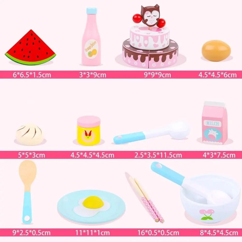 JUEGO DE SIMULACION DE TE  Y DESAYUNO PARA NIÑOS - 8