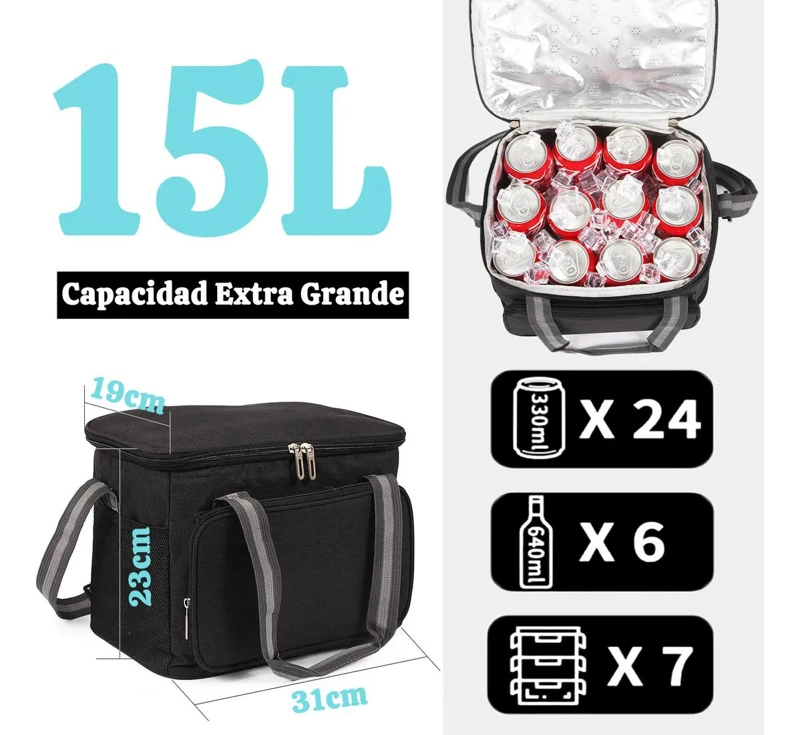 BOLSA TE RMICA DE 15 LITROS PARA ALIMENTOS Y BEBIDAS - 2