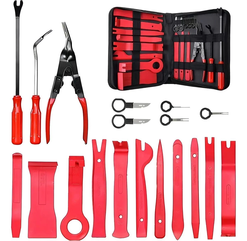 KIT DE HERRAMIENTAS PARA DESMONTAJE DE MOLDURAS DE COCHE 19 PIEZAS - 1