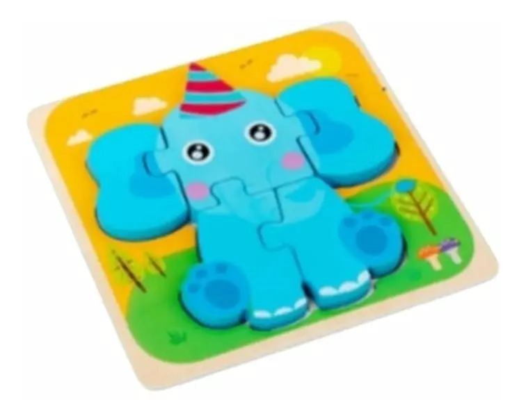 PACK DE 6 ROMPECABEZAS DE MADERA PARA NIÑOS - 7