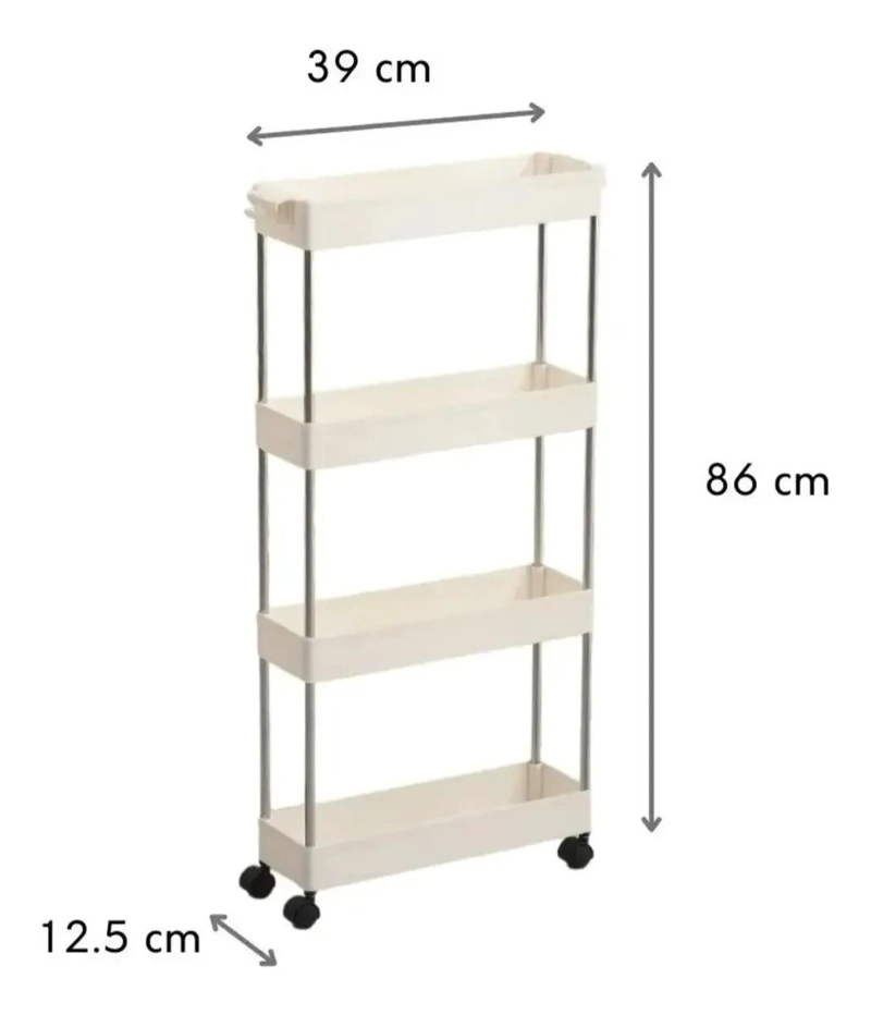 ESTANTE ORGANIZADOR MULTIUSO DE 4 NIVELES PARA BAÑO Y COCINA - 3